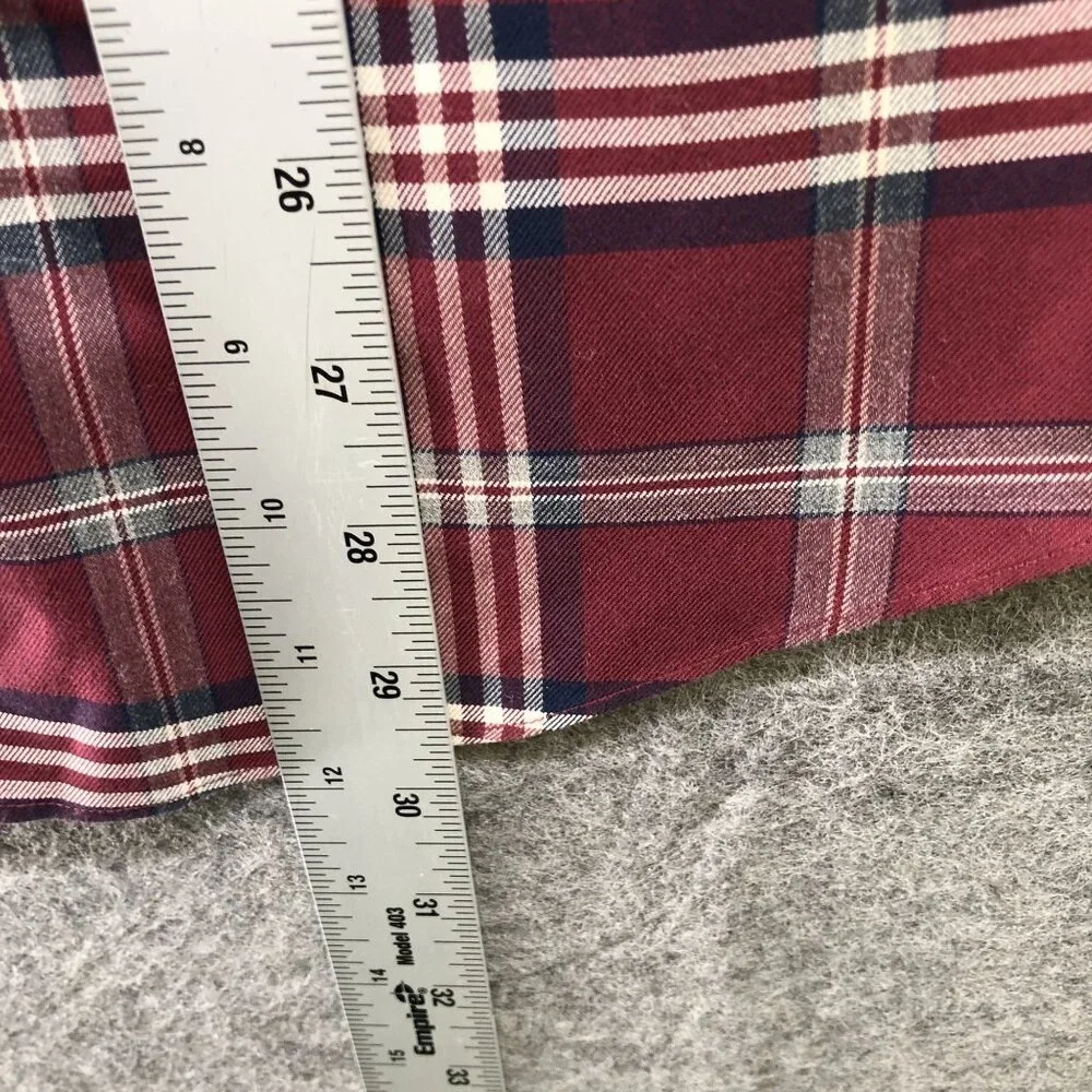 Brooks‎ Brother Regent The Original Polo Shirt Mens M Supima Cotton Red Plaid - Picture 8 of 8